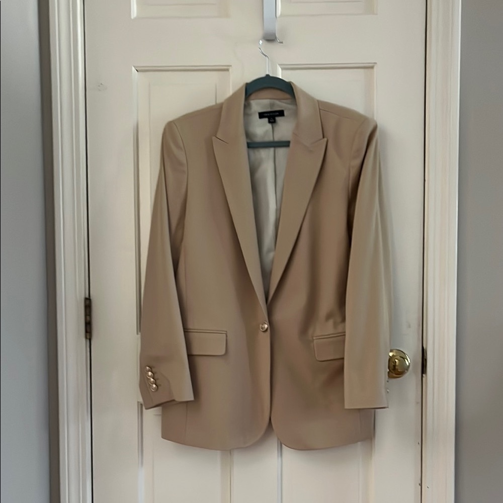 Ann Taylor The Longline Blazer in Bi-Stretch Twill - Baguette